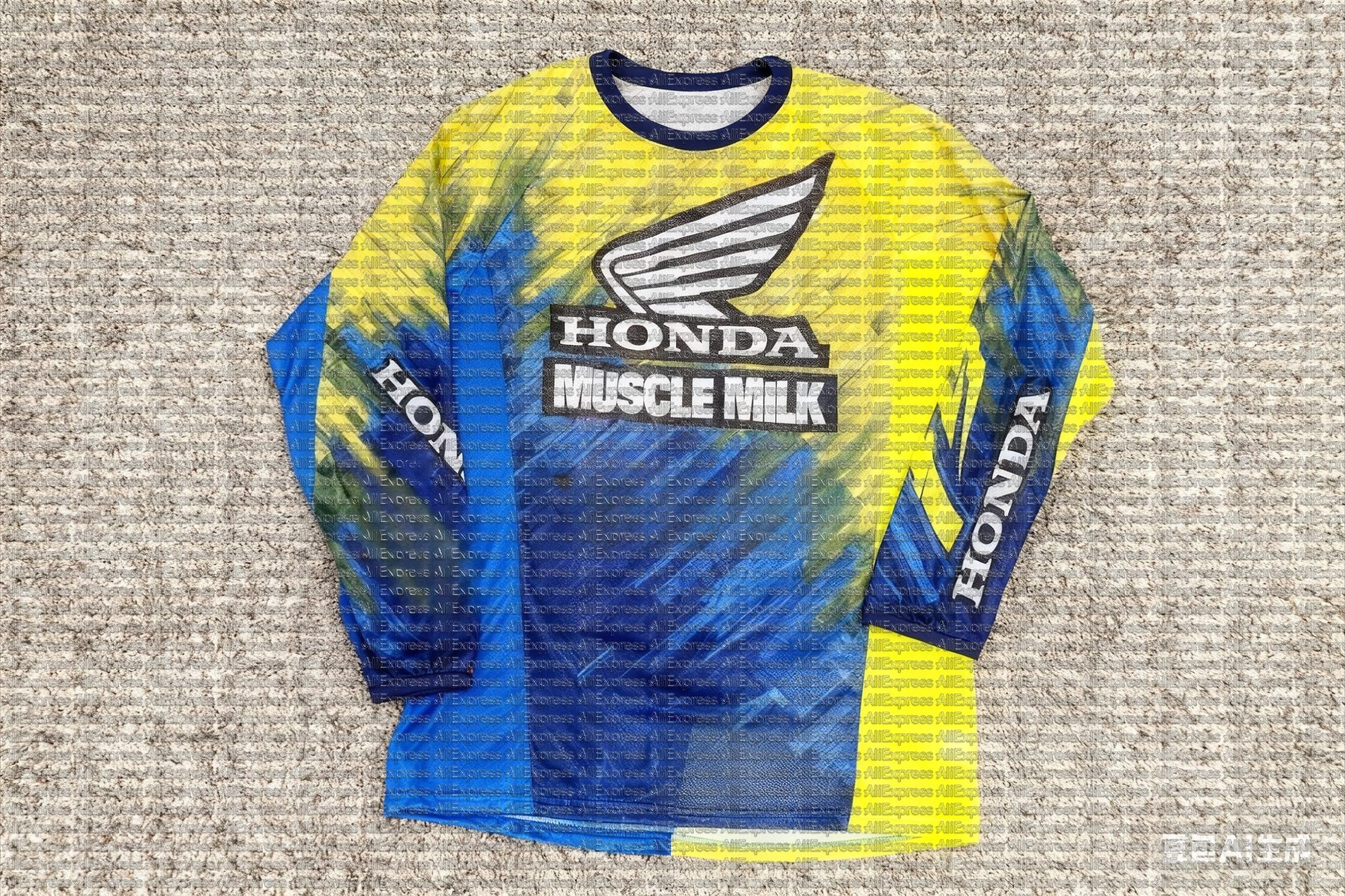 

2025 Honda High Performance Motocross Long Sleeve T-Shirt Quick Drying Breathable Gear Off-Road Riders Mountain Bikers Jersey