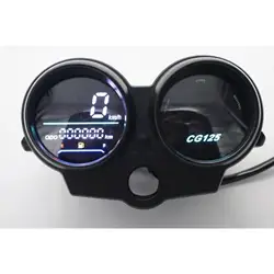 Motorbike LED Digital Dashboard Accessory High Quality Tachometer Odometer Speedometer for Honda CG125 Fan125 Titan125