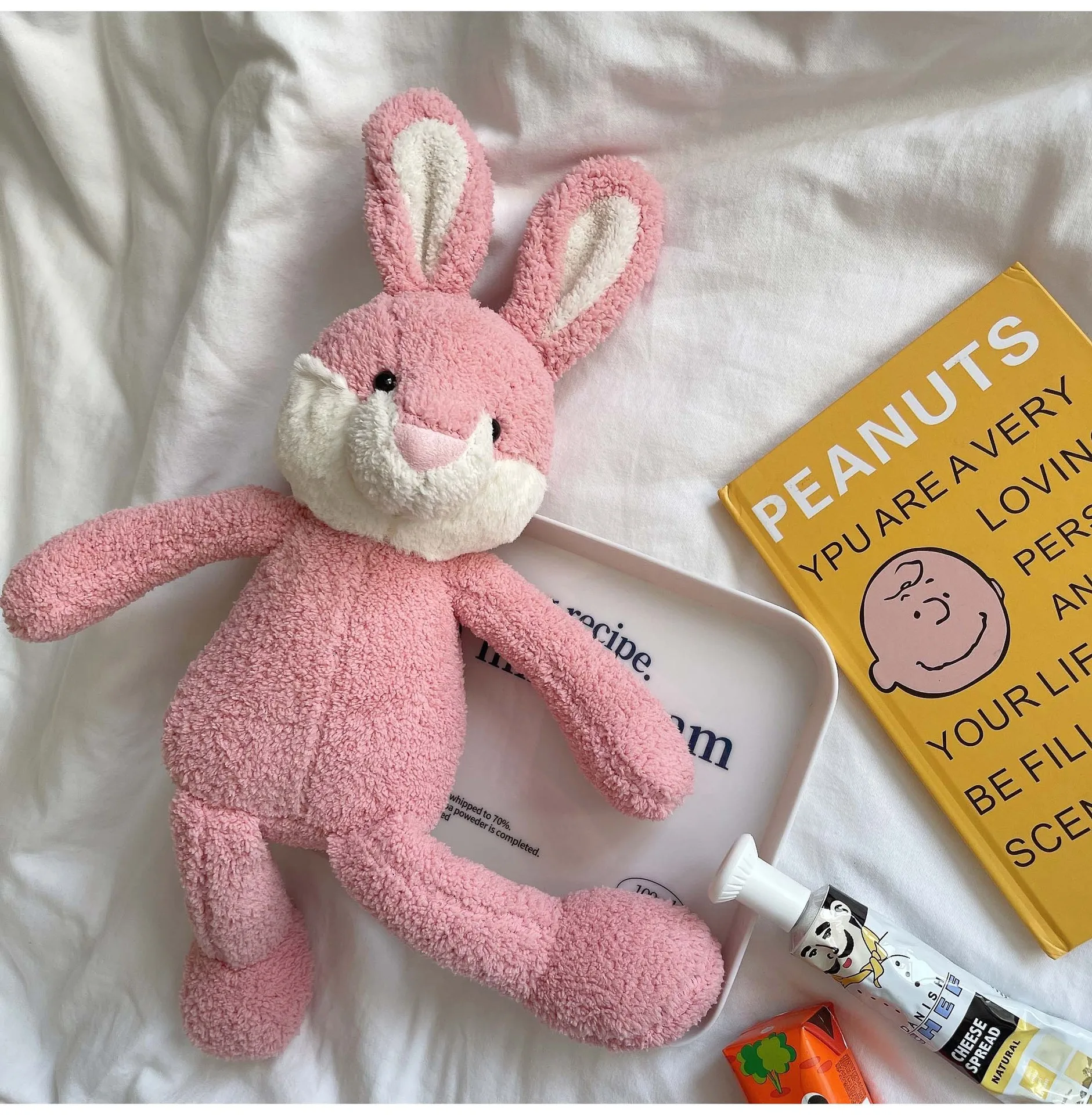 Длинноногие куклы-кролики, лесные животные, плюшевые игрушки, панда, куклы-утки, детские удобные куклы для подарков на день защиты детей