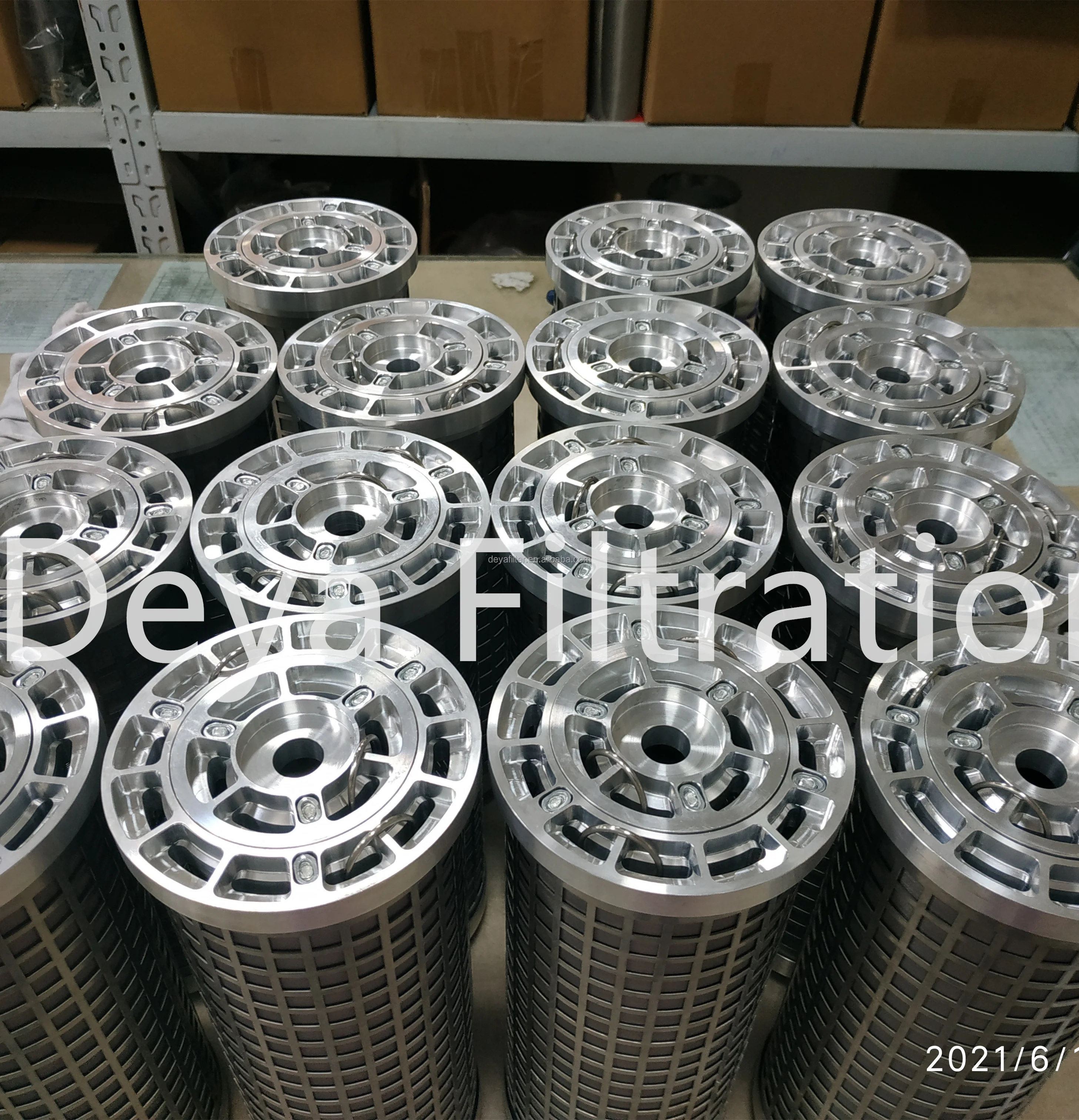 Customized Ss304 316L Wire Mesh Multi Mantle Filter Elements for Ship Engine Fuel Oil Filtration System