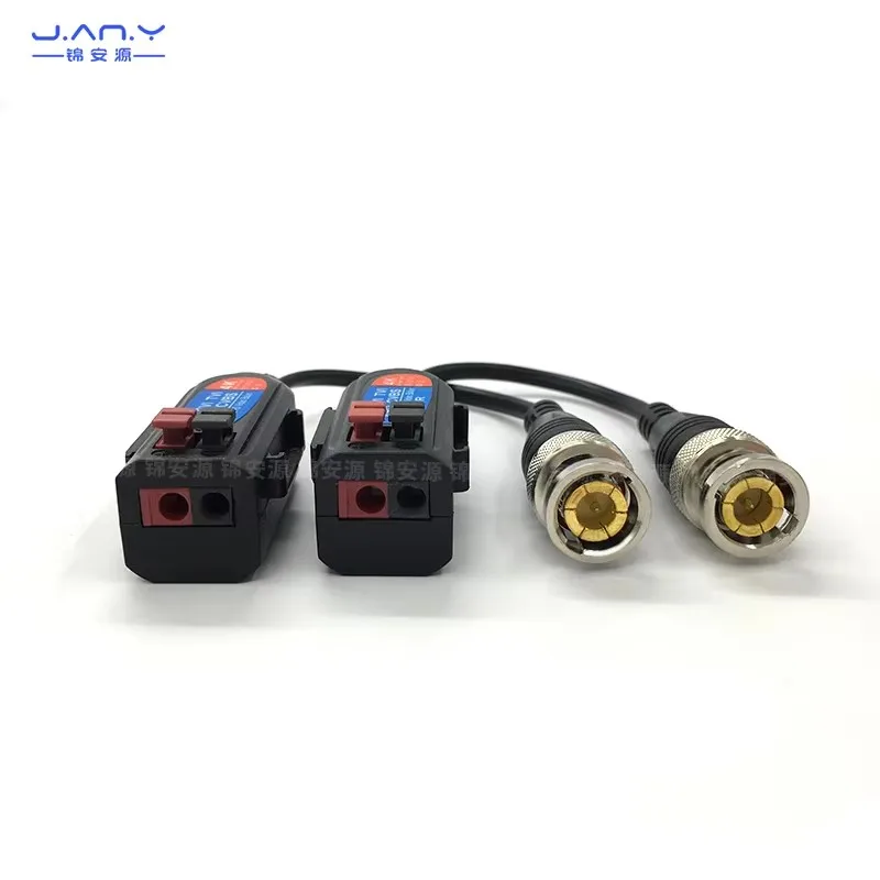 4K coaxial HD transmitter HD single channel passive twisted pair transceiver BNC head lightning protection and anti-interference