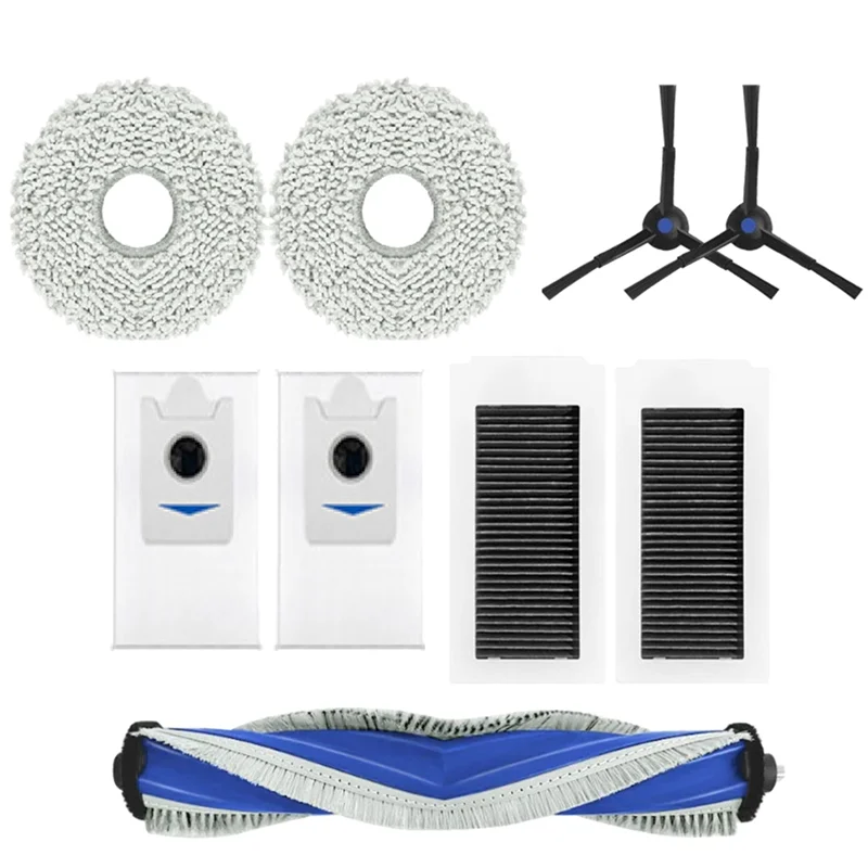 BAAG-Per Ecovacs Deebot X5 PRO Mop Sacchetto per la polvere Mop Consumabili Spazzola a rullo laterale Elementi filtranti Spazzare Accessori per robot
