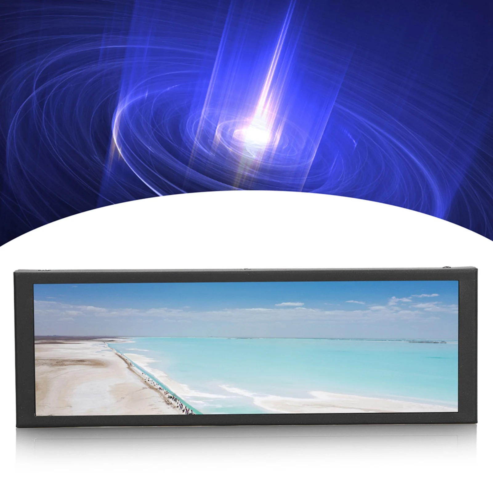 PC Case Secondary Screen 7.9in  LCD Temperature Monitor Driver  6H Hardness for Raspberry Pi 4B PC Case Secondary Screen