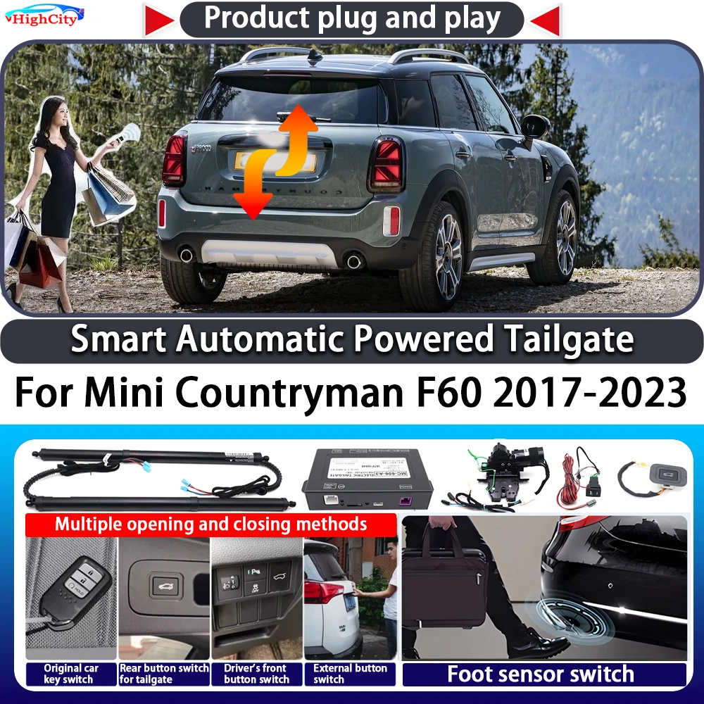 

For Mini Countryman F60 2017-2023 OEM Smart Automatic Powered Tailgate Key Control Trunk Lift Kit Electric Power Tailgate
