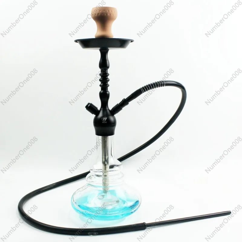 

Large Bottom Aluminum Hookah Full Set Arabic Hookah Finished Product Smoking Pipe Hookah Wholesale
