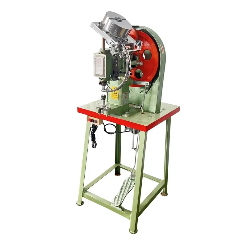 New Waist Shape Buckle Riveting Machine Sport Shoes Oval Eyelet Attaching / Fixing / Pressing Machine