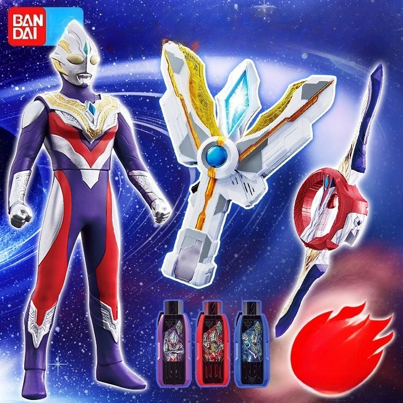 

Bandai Ultraman Ultraman Transformer Sublimation Ring Arm Victory God Light Stick Soft Rubber Doll Collection Boy