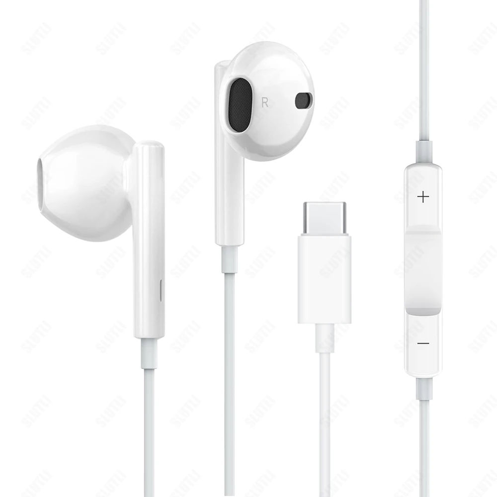 Audífonos Originales con Cable para Apple iPhone 17 16 15 14 13 12 11 Pro Max Air Tipo C, Auriculares para Lightning USB C 3.5mm