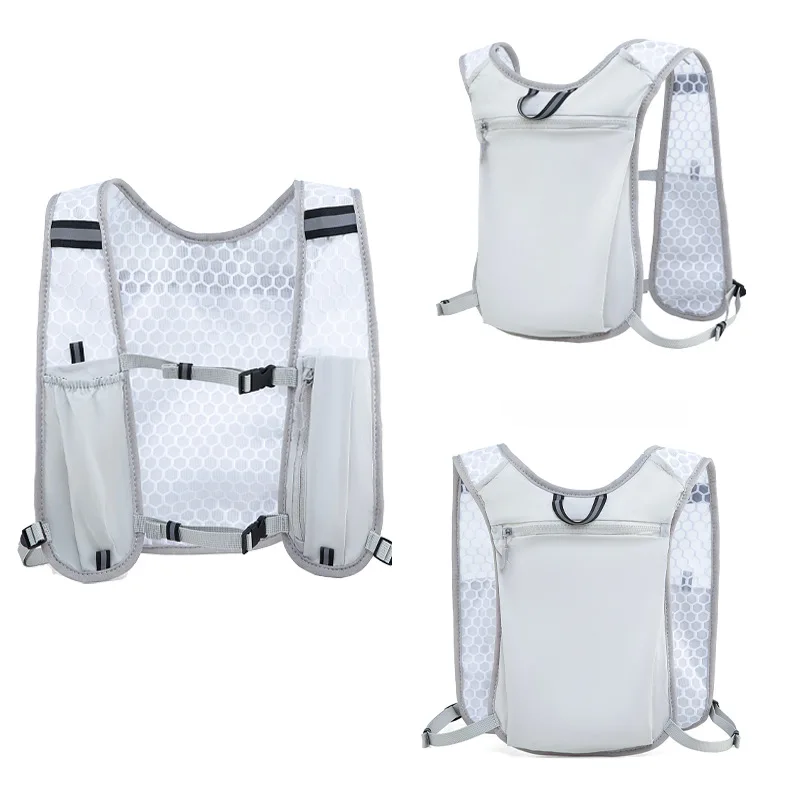 

Многофункциональная креативная сумка-жилетка для хранения бутылок с водой, легкая водонепроницаемая сумка с несколькими карманами