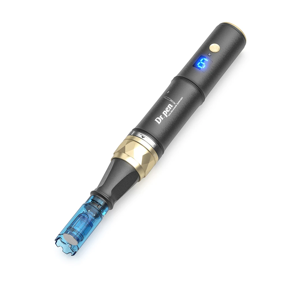 Беспроводной профессиональный дермапен Dr. Pen Ultima A8S с 2 иглами для микронидлинга, длина иглы 0,25 мм