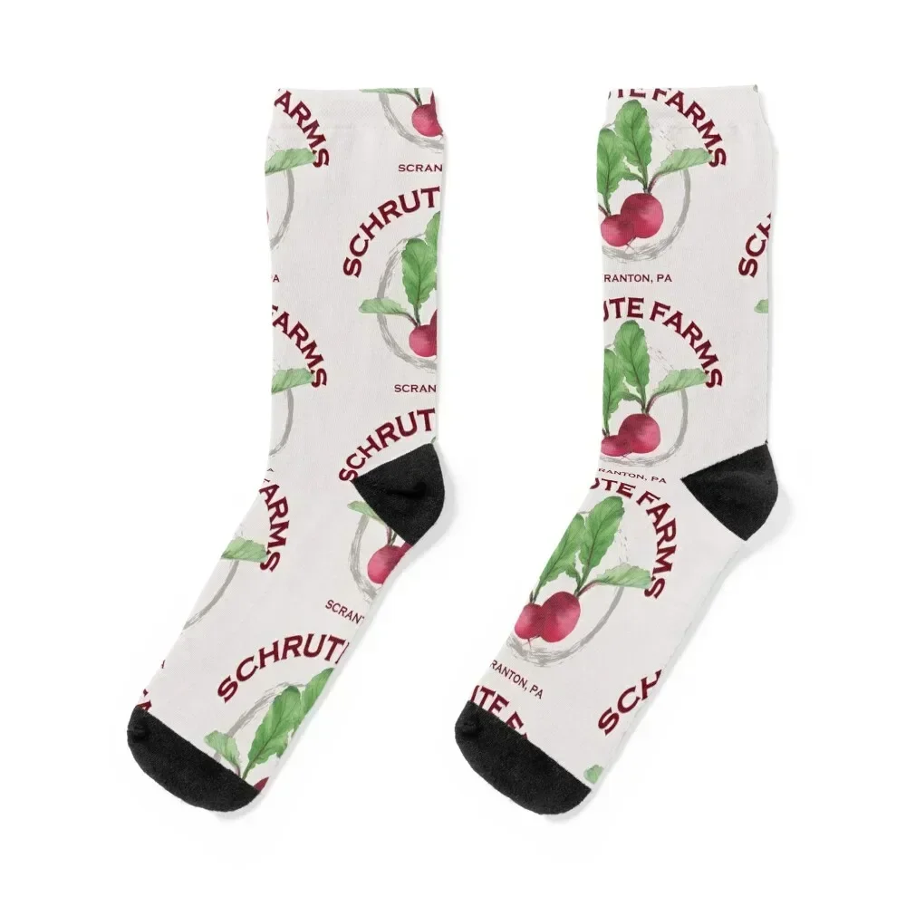 

Schrute Beet Farm Socks Hiking boots sheer essential shoes Socks Man Women's