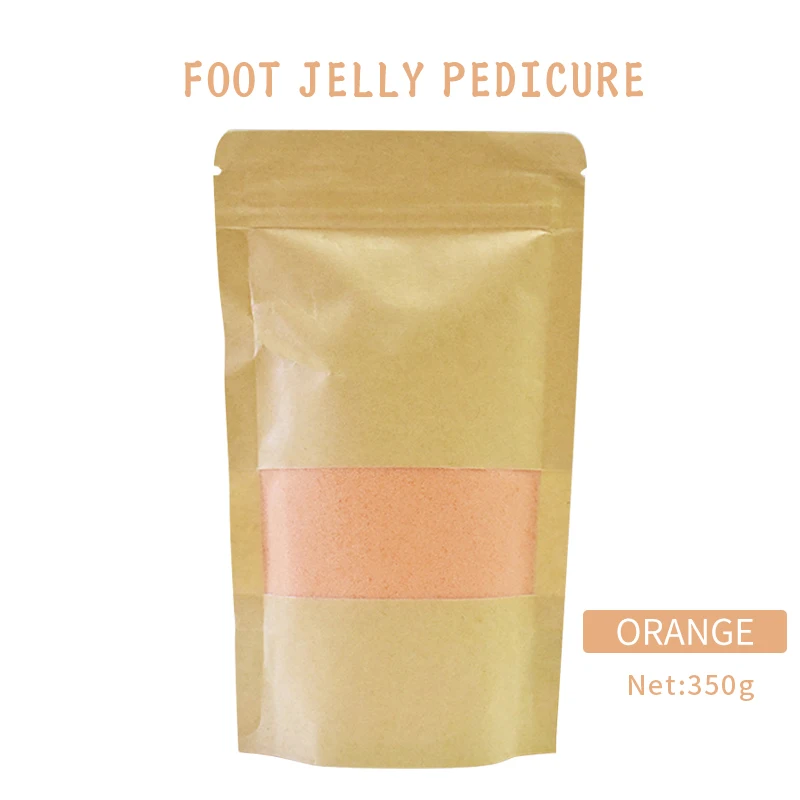 Gelatina de Spa para pedicura, masaje de remojo para pies, hidratante, sal para pies, cuidado de gelatina, 350g