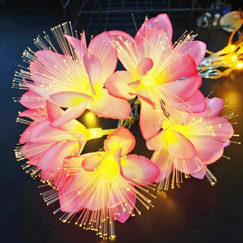 Flowers String Lights, Christmas Fairy Lights,Battery Operated Hanging LED Lights for Xmas Tree Indoor