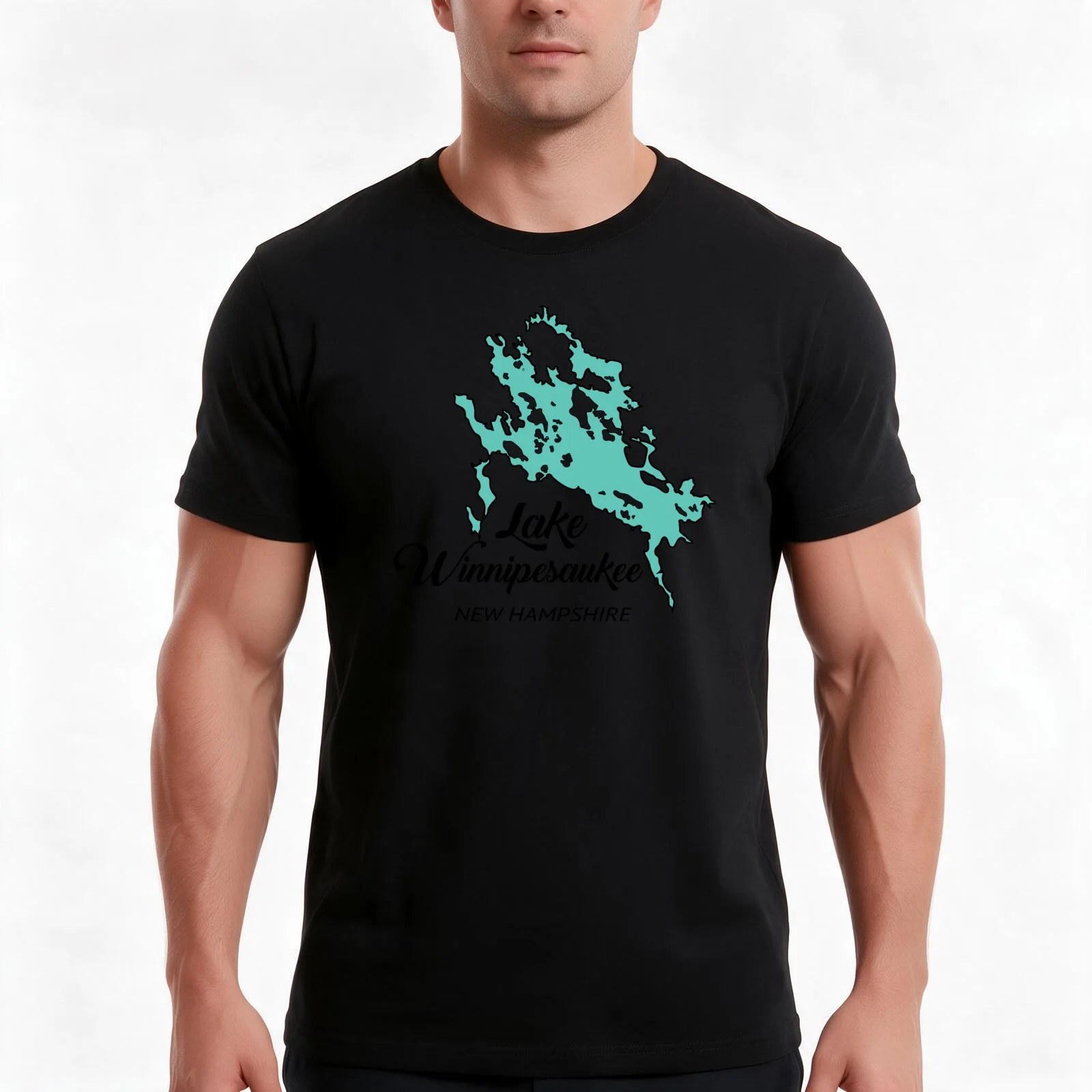 Lake Winnipesaukee New Hampshire T-Shirt Summer Casual Cotton Tee Oversized Streetwear Tops Vintage Graphic Print