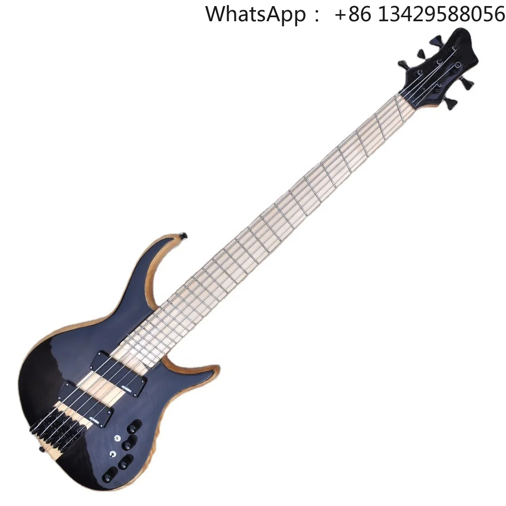Flyoung Fanned Fret Bass Guitar 5 Strings Electric Bass Guitar Profectional Bass Guitar