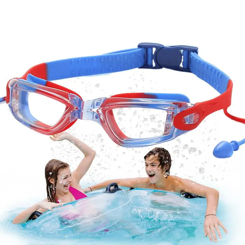 Kids Swim Goggles Toddler Swim Goggles With Earplugs Swimming Glasses Swim Glasses Swimming Goggles For Boys Girls Swimming Pool