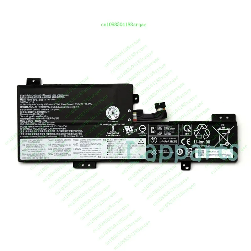

New Original L19C3PF8 L19M3PF8 OEM Battery for Lenovo Flex 3-11IGL05 SB10X02592"% Test"