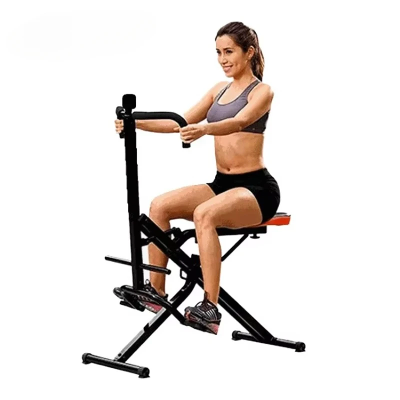 Gym Fitness Indoor Cardio Electric Total Crunch Horse Riding Exercise Machine Horse Ridier Simulator Exercise Machine