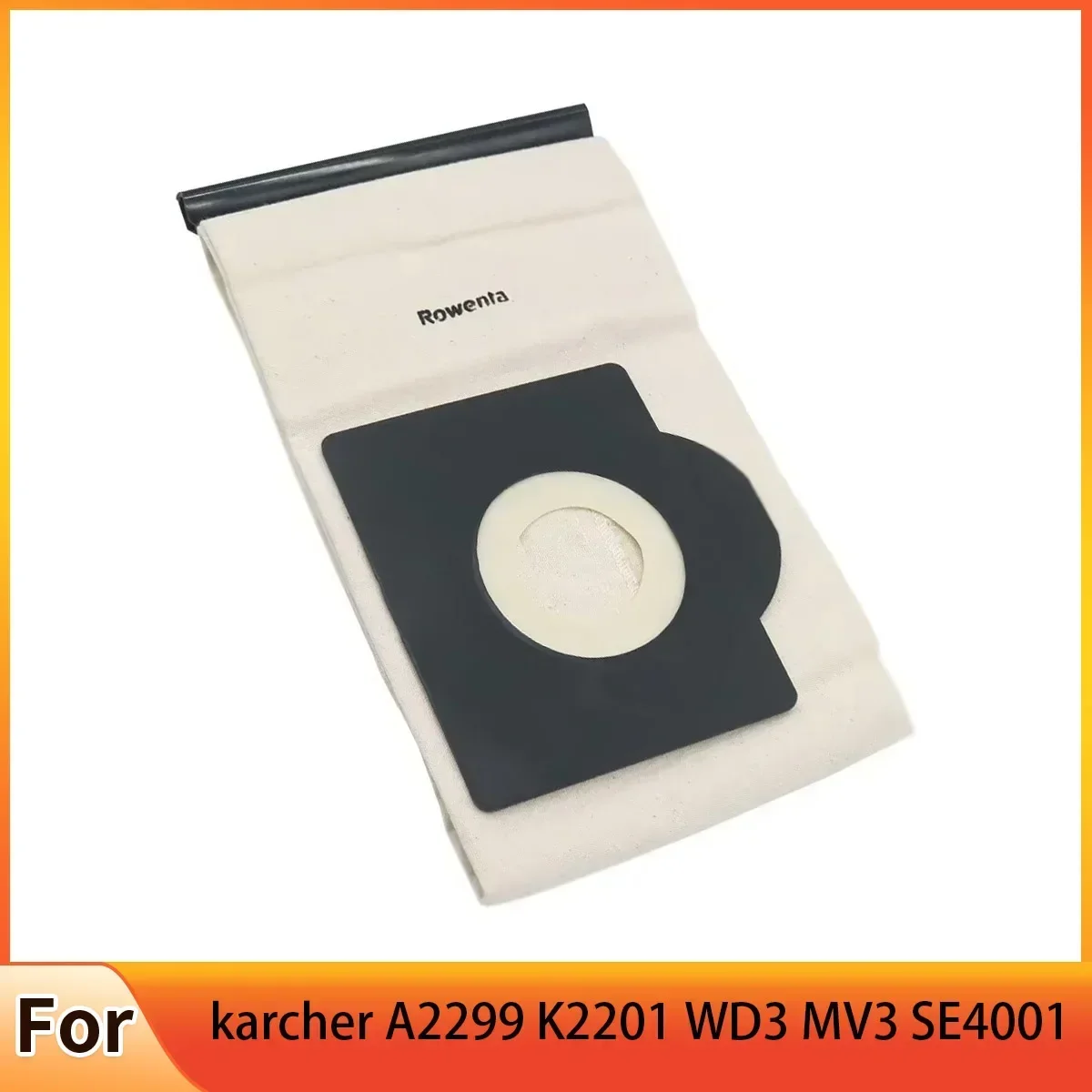 أجزاء المكنسة الكهربائية، كيس الغبار إعادة استخدام كيس مرشح قابل للغسل لكارشر A2299 K2201 WD3 MV3 SE4001 F K2150