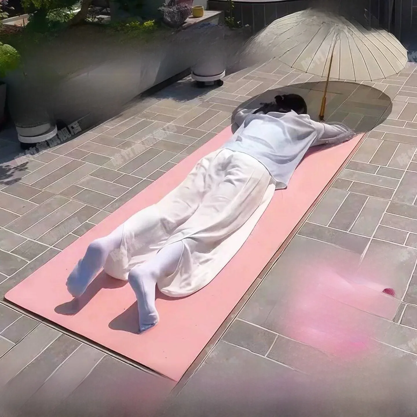 屋外用背もたれ付き日光浴マット-三脚式-夏用日光浴ツール-折りたたみ式-防湿-パーティーマット-日焼け止め傘
