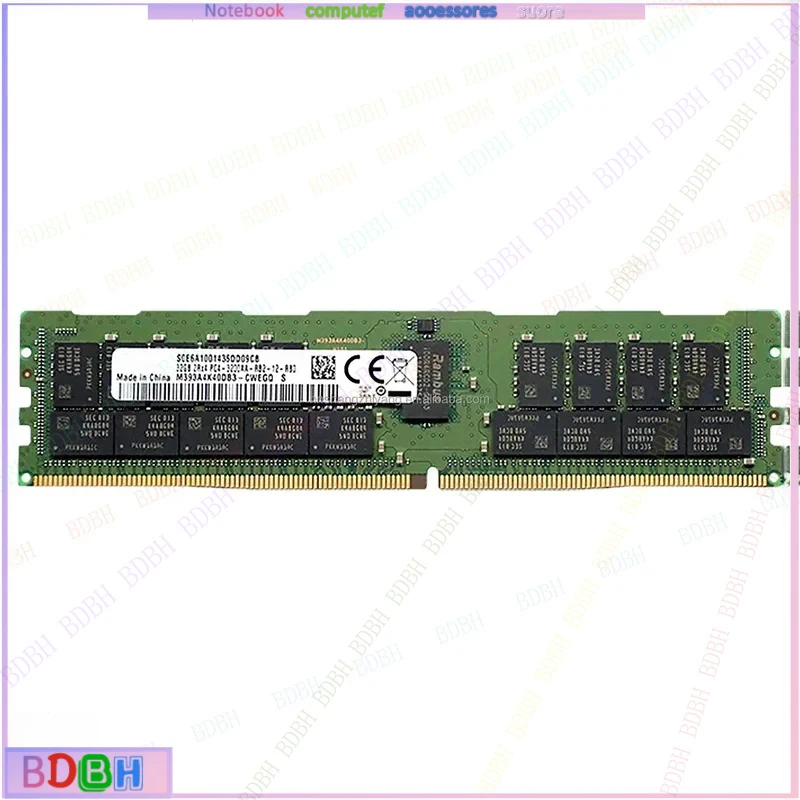 ZQ  M393A8G40AB2-CWE 64GB DDR4 Pc4 3200 ECC REG Rdimm Server Memory Good Price Desktop Computer Use 64GB 128G 3200Mhz Frequency