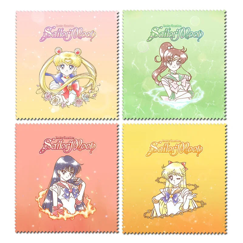 Sailor Moon Usagi Tsukino Glasses Cleaner Microfiber Cleaning Cloth for Glasses Cloth Lens Phone Screen Cleaning Wipes Wholesale