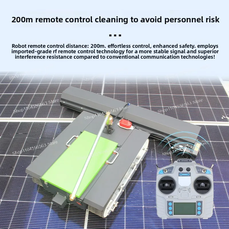 Photovoltaic panel cleaning robot Photovoltaic power station roof cleaning equipment Solar panel electric cleaning