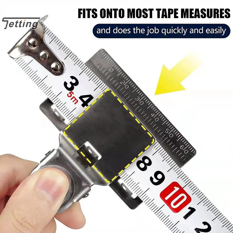 1/2/3 個金属測定テープクリップ位置決めテープコーナー測定木工位置決めツールアクセサリー正確で明確