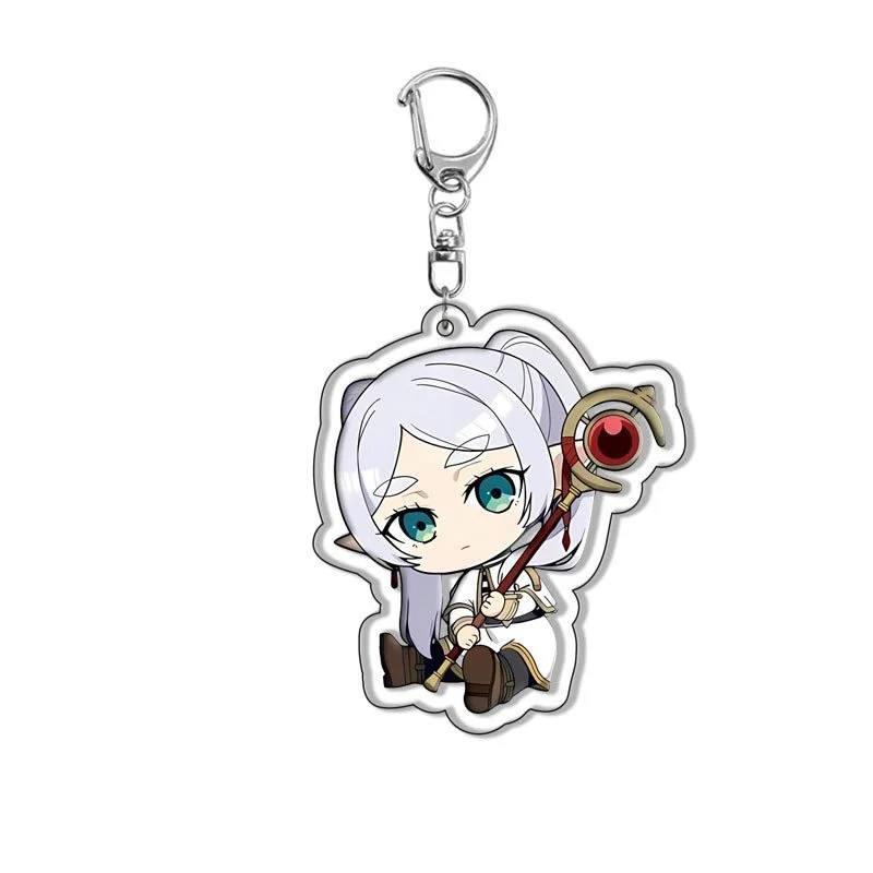 Frieren Beyond Journeys End Pendant Jewelry Related Products Key Chain Bag Souvenir Anime Acrylic key ring keychain Gift 6CM