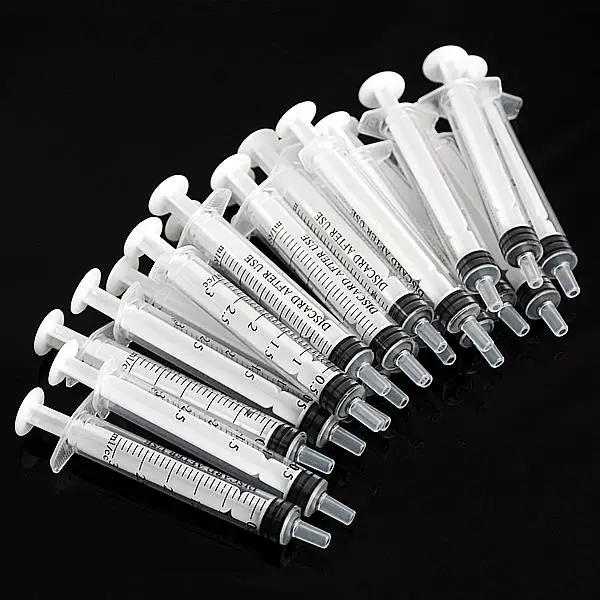 5/10/20/50/100 Pcs 2.5ml Liquid Nutrient Syringe Reusable Measuring Tools Plastic Syringe For Animal Food Feeding Experiments