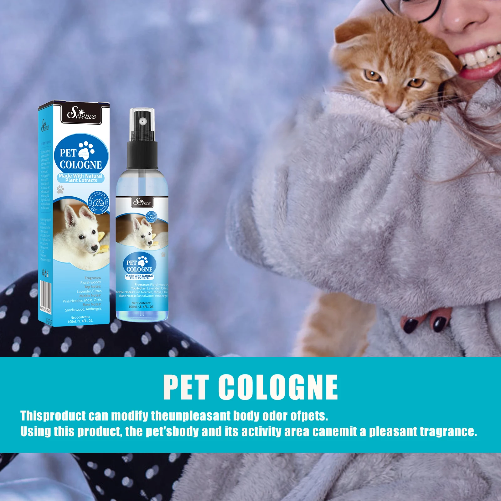 1. Haustier-Cologne mit blumig – Scent Eliminator Spray Bewertung und Preis
