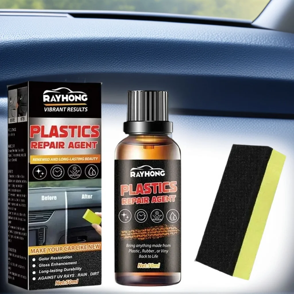 

​ ​ 50 мл автомобильный восстановитель пластика и глянцевый агент для ремонта автомобильного пластика для восстановления и восстановления пластиковых поверхностей ​ ​
