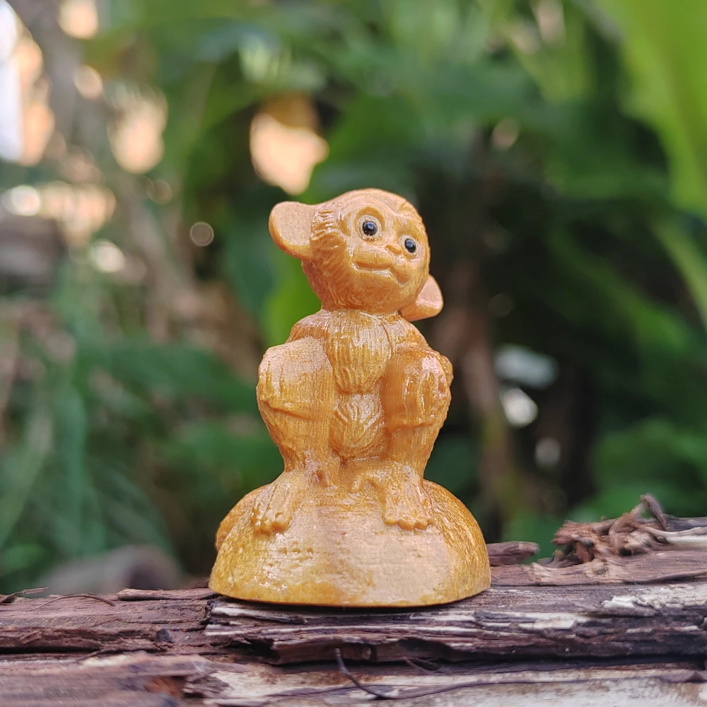 รูปปั้นแกะสลักไม้รูปลิง, ของตก - Art And Craft Jungle บทวิจารณ์และราคา