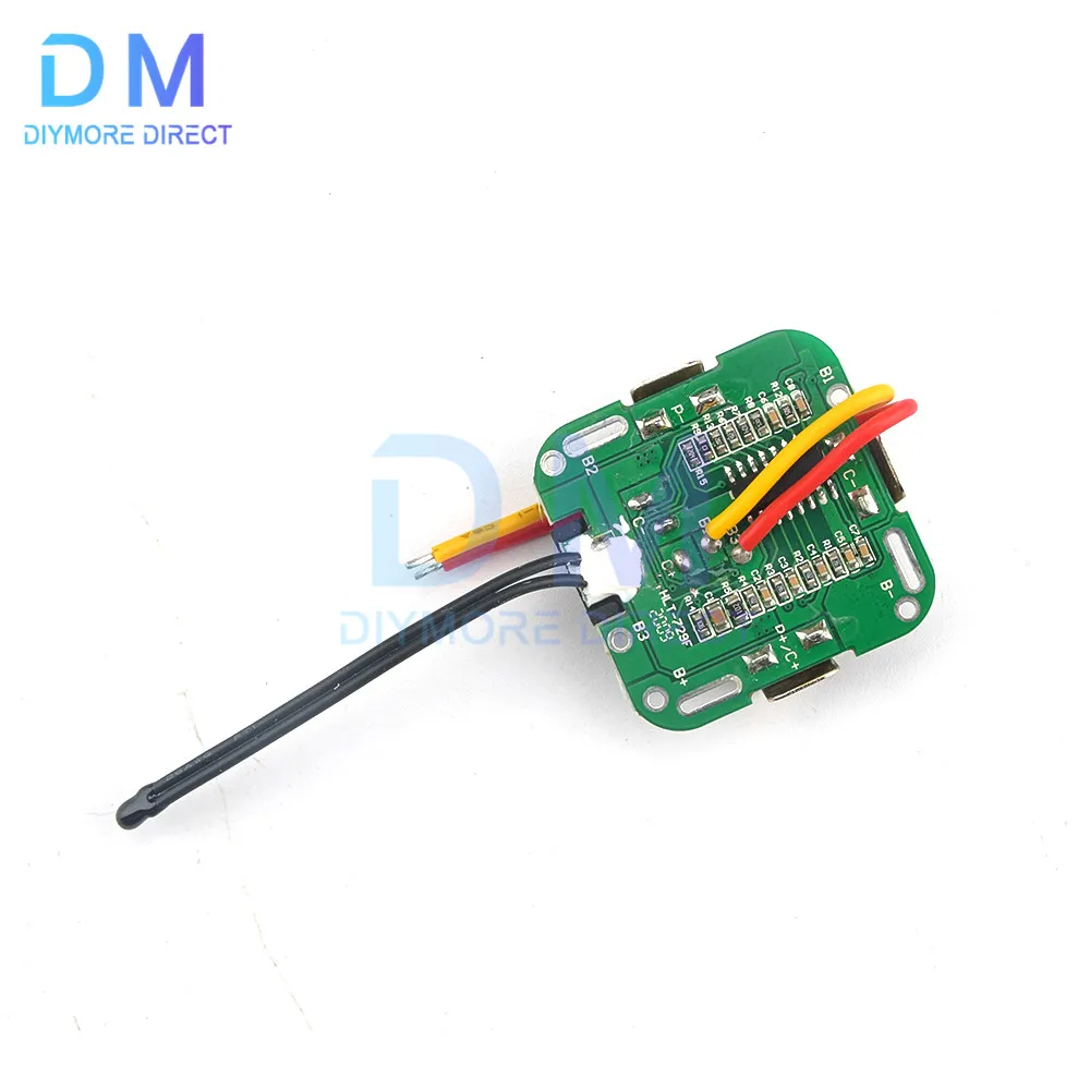 BMS 4S 18650 Lithium Battery Charging Protection Board 14.8V Double MOS Tube Li-ion Battery Protective Balancer Module