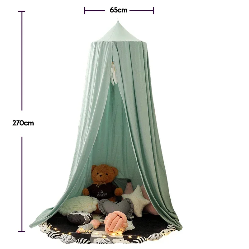 Kids Mosquito Net Baby Crib Curtain Girl Princess Hanging Bed Canopy Home Decoration Living Corner Play Reading Nook Room Decor view 5