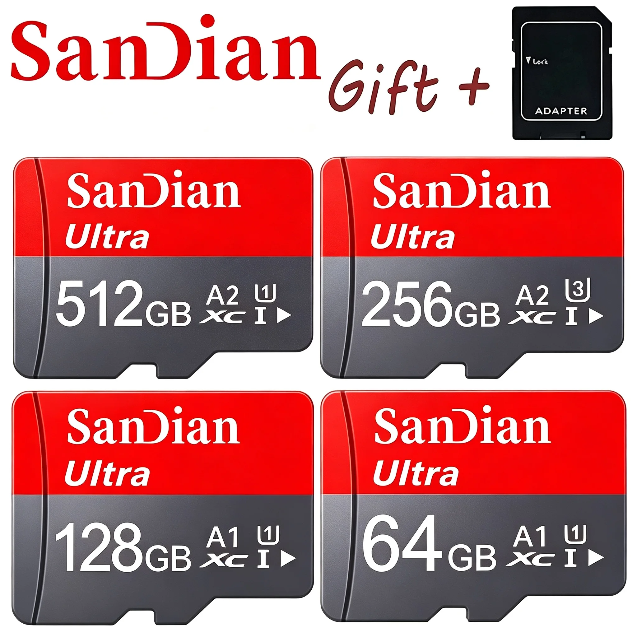 Elite Micro TF SD Card 128GB 32GB 256GB Memory Card SD Cards TF Cards V30 for Body Camera/Drone/VR Headset/Digital Frame/Toy
