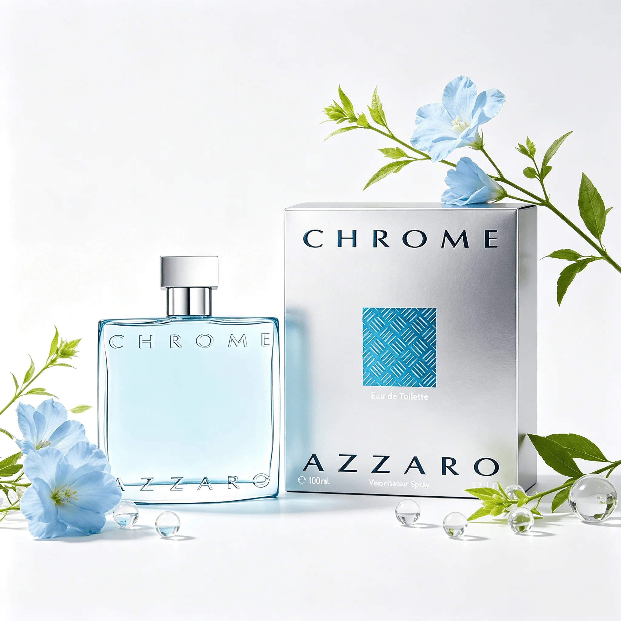 On Perfume & Fragrance Kota Bogor - Azzaro Chrome EDT 3.3oz, Perfume Masculino
