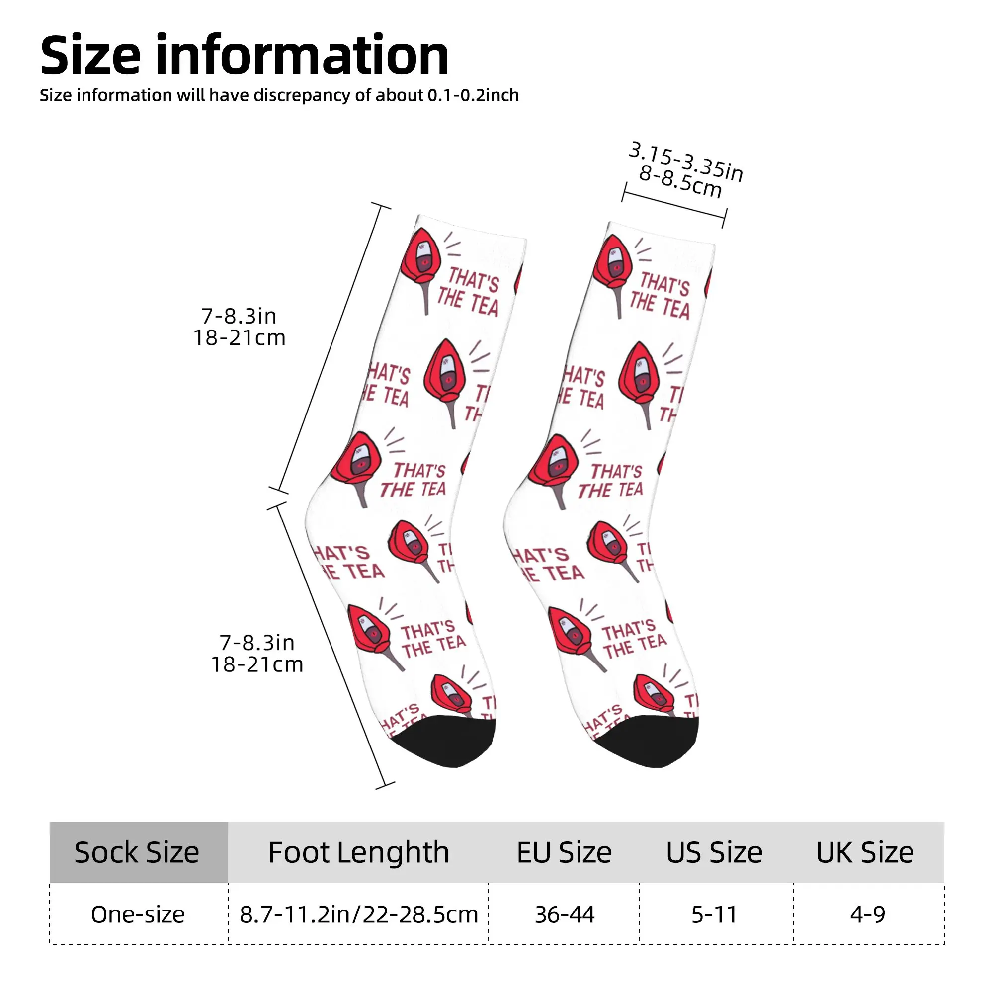 Hazbins الفنادق الجوارب الرجال النساء البوليستر عادية Hazbin الفنادق الجوارب Harajuku الصيف الخريف الشتاء الأوسط أنبوب جوارب الهدايا