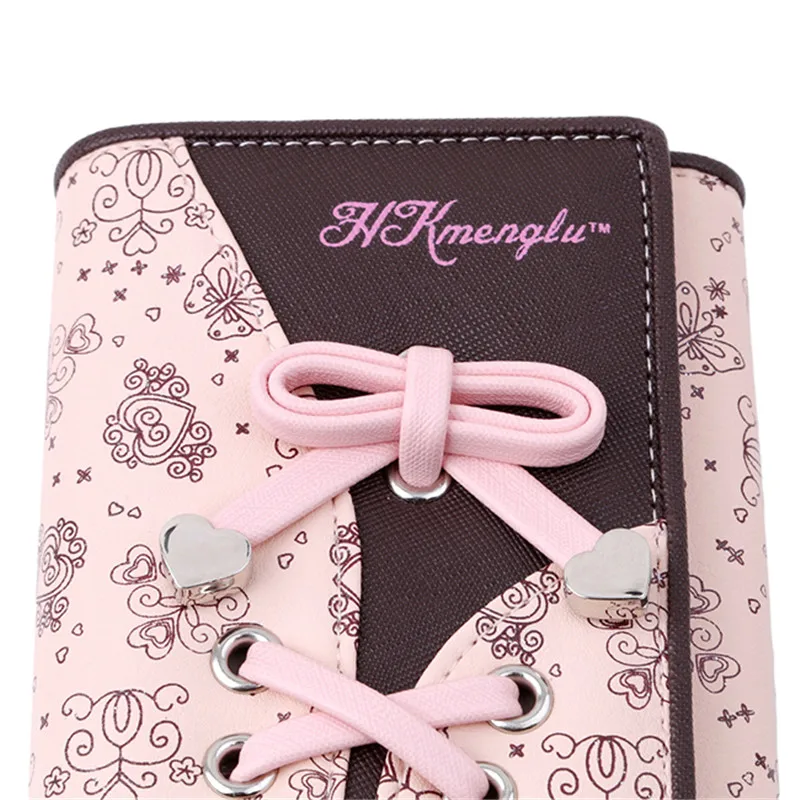 Girl Long Wallet Multi-functional PU Wallets Cartoon Money Bag Coin Purse Card Holders Clutch Practical Wallets Purses For Gift image 3