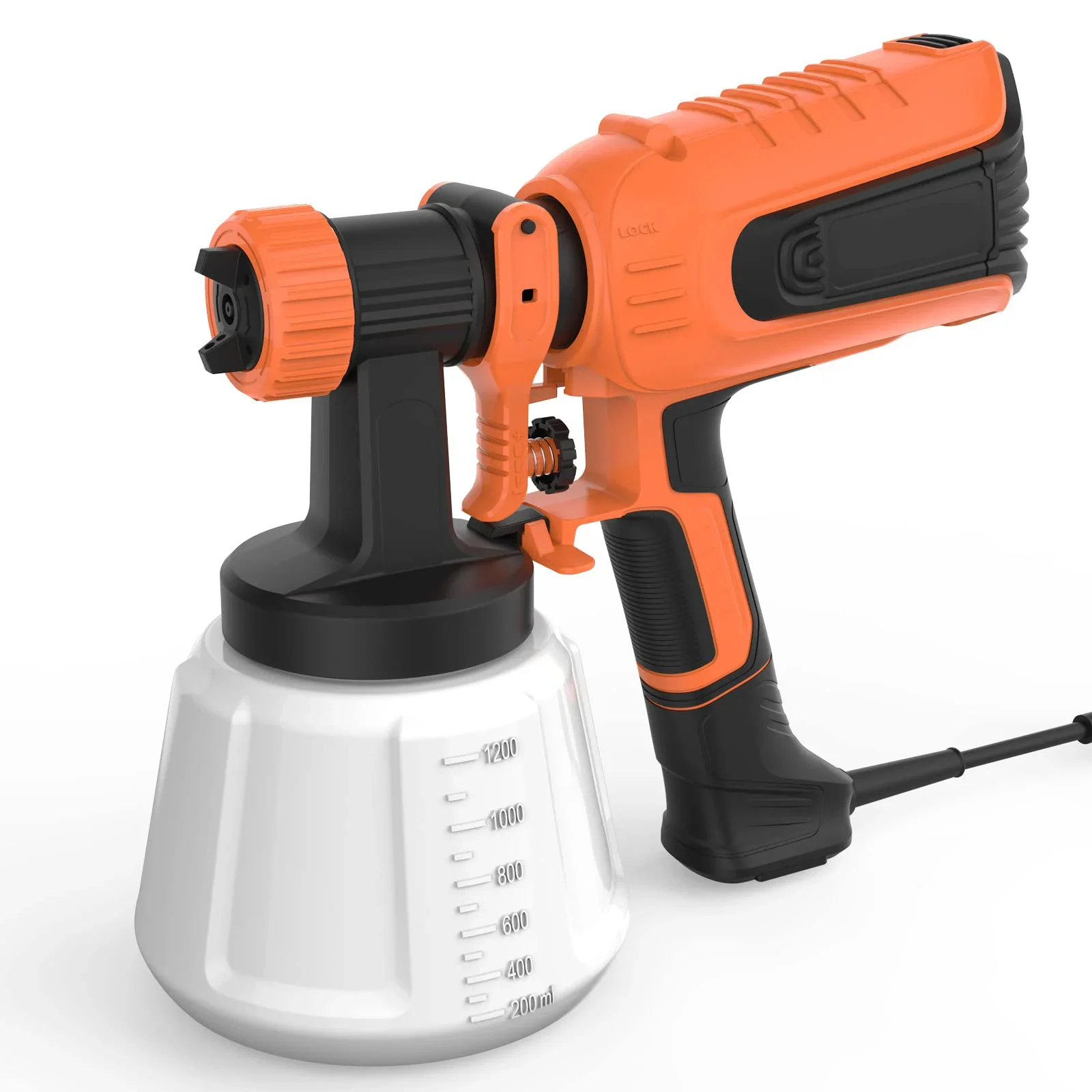 

# Hot 1200ML /4 Nozzles/3 Patterns Electric Paint Sprayer, 700W Air Spray Paint Gun, Easy To Clean, Paint Sprayers For Home Inte