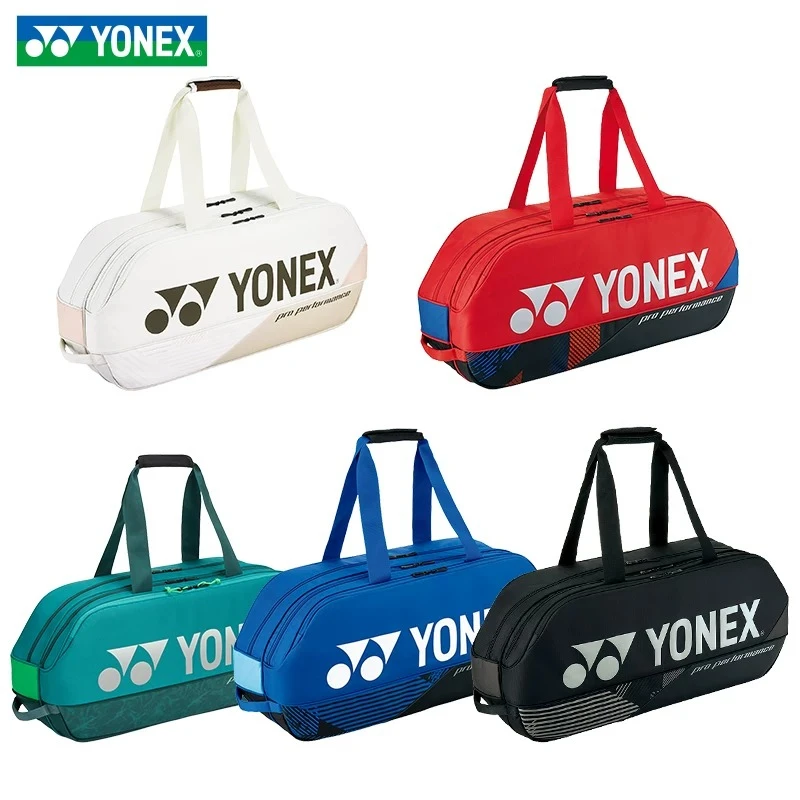 YONEX Badminton Tennis Racket Bag Large Capacity 6 Racquets Handbag Pro Tournament Sports Bag With Separate Shoe Compartment