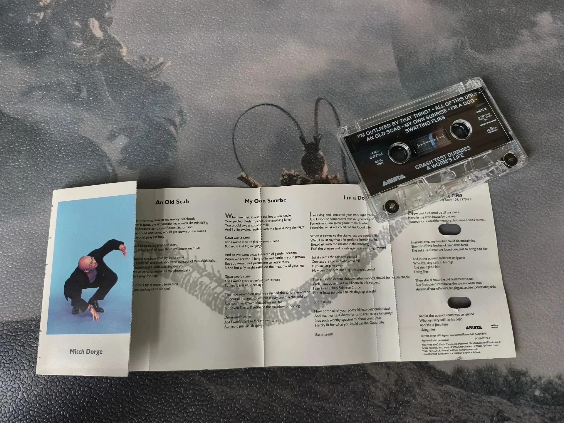 Rock Crash Test Manichini Nastro musicale Album di vita del verme Cassette di sovracorrente Cosplay Walkman Registratore Auto Tracce sonore Scatola regalo