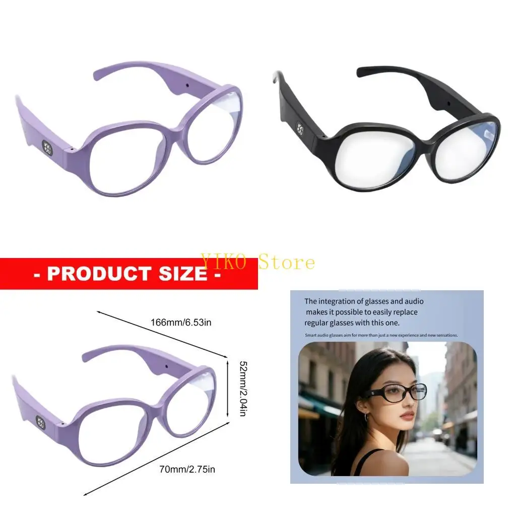 

K32C Digital Display Bluetooth-Compatible Glasses With Long Ranges Connection