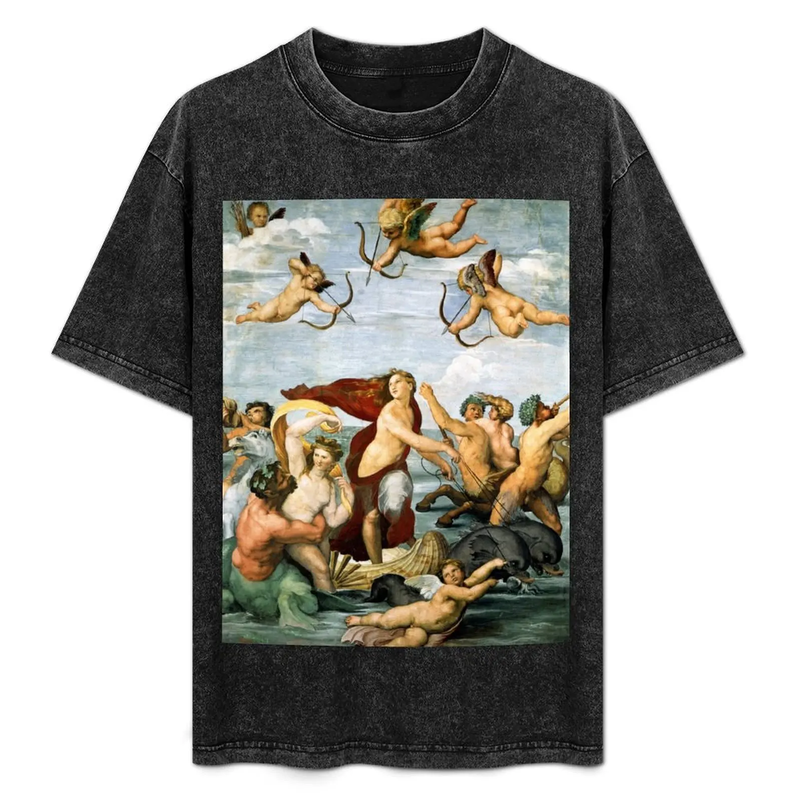 Raffaello Sanzio da Urbino Galatea, 1512 Camiseta casual para homens