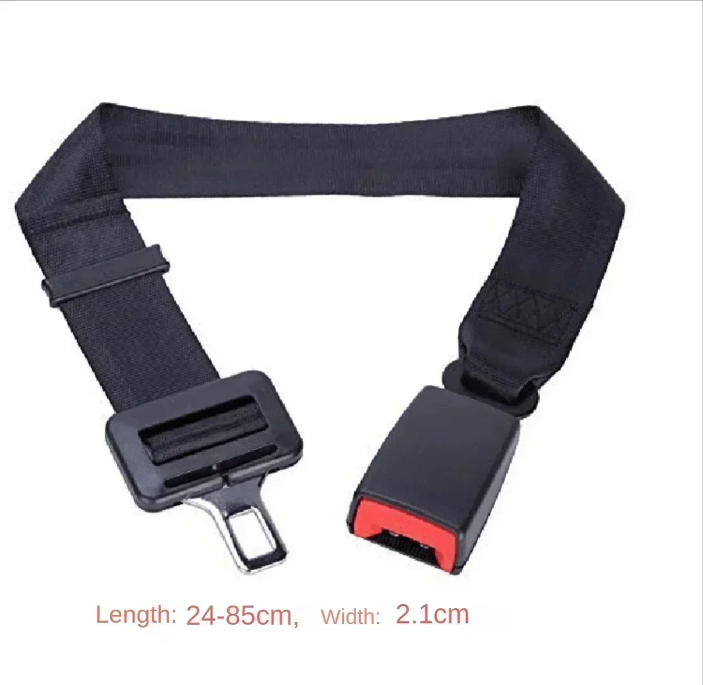 85CM Adjustable Seat Belt High Quality 25-80cm Adjustable Car Auto Safety Seat Belt Seatbelt Extension Extender Buckle Chidren