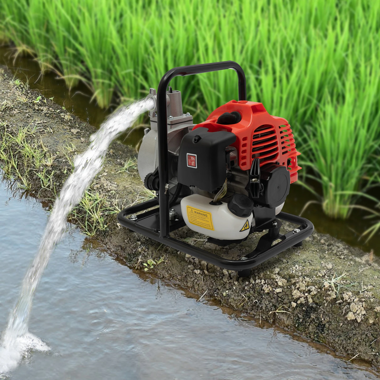 

1.25KW 43CC Gas Gasoline Water Pump for Irrigation, Water Transfer Pump Irrigation Pond Pump