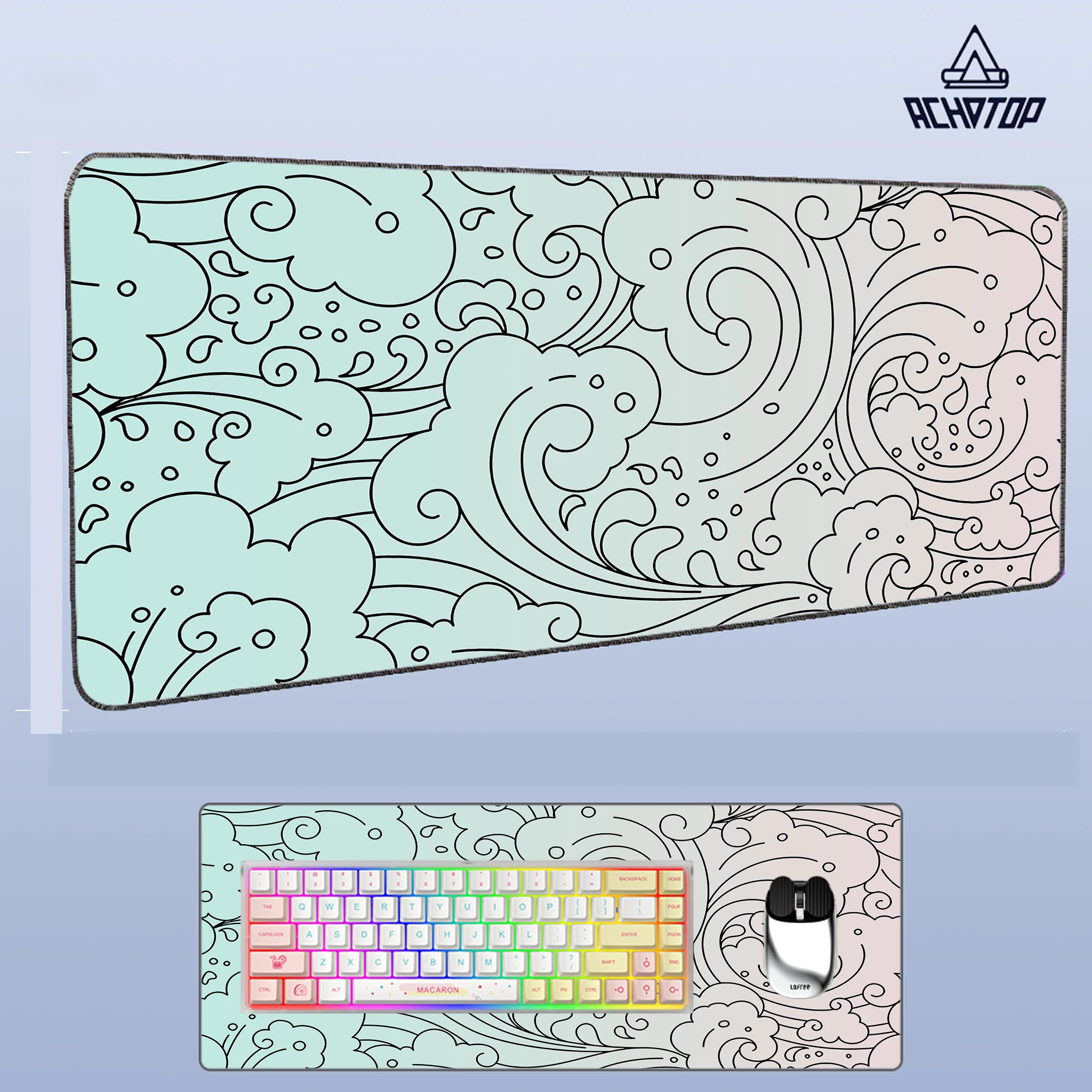 

Gaming Art Black And White Line Mousepads Large Mouse pad Gamer Mause Carpet PC Desk Mat keyboard pad Computer Mouse Pad