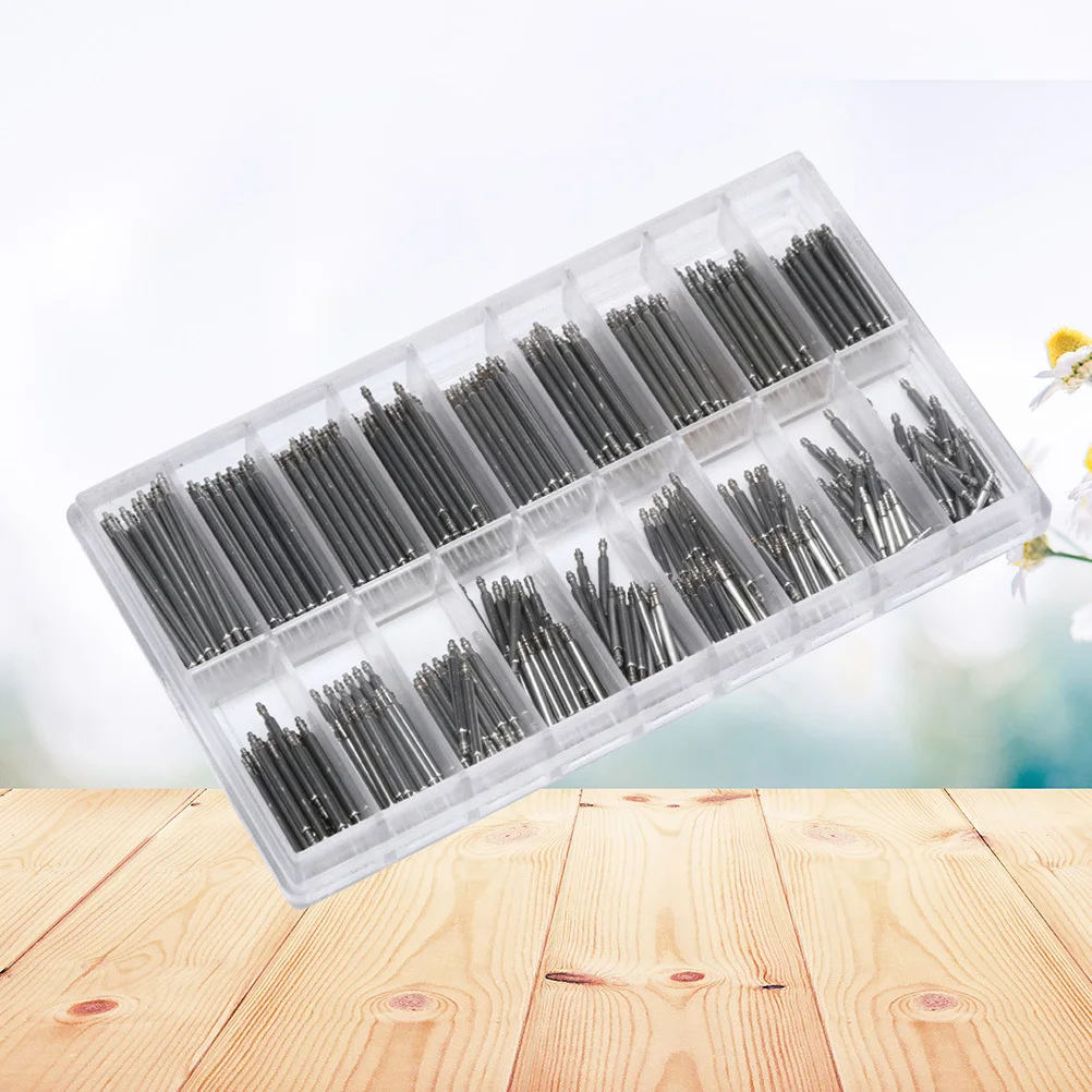 

360Pcs 18 Sizes Watch Spring Bars Accessories Kit 8mm-25mm Stainless Steel Repair Tools Storage Watch Accessories