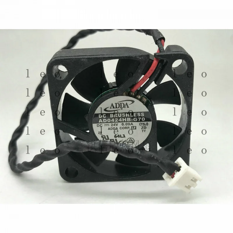 GG  1 PCS  for  ADDA Fan AD0424HB-G70   DC24V 0.09A 4010 4CM  2 wire cooling fan #A6-4