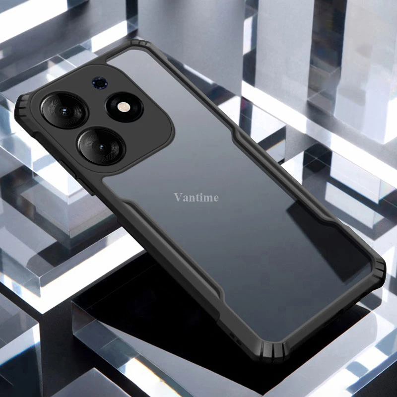 Etui Tecno Spark 10 Pro Wzmocniona krawędź Wstrząsoodporna poduszka Pokrowiec Spark 10C Camon 20 Pro 4G 5G Pova 5 Neo 3